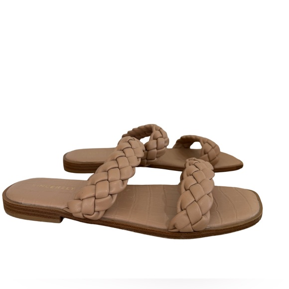 Sincerely Jules Tan Braided Sandals - Picture 4 of 10